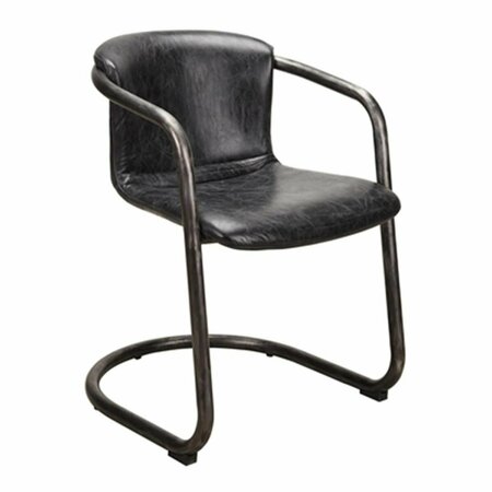 MOES HOME COLLECTION M2 Freeman Dining Chair, Antique Black - 30 x 21 x 24 in., 2PK PK-1059-02